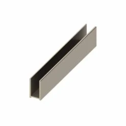 ABACUS Wet Room 8mm Glass Surface Channel - 1200mm - Brushed Nickel