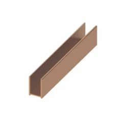 ABACUS Wet Room 8mm Glass Surface Channel 2000mm - Brushed Bronze