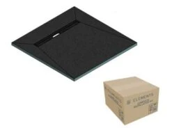 Abacus Elements Level Access Linear End Waste Wet Room Kit 900 X 900 X 30mm