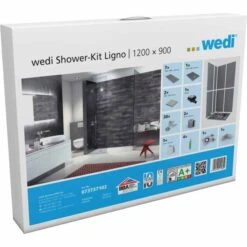 Wedi Fundo Ligno Wetroom Shower Kit 1200 X 900 X 20mm