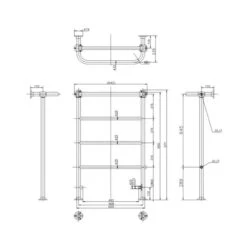 Burlington Berkeley Radiator 642 X 235 X 950mm -Perfect Finish R4 Berkeley 20210802