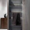 Redroom Omnia Anthracite Right Hand Towel Radiator, 1681 X 496mm -Perfect Finish Redroom Omnia Anthracite Designer Towel Rail Right Hand 2 1