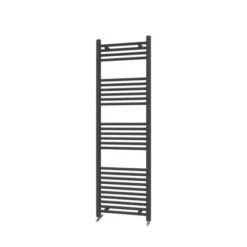 1600 X 600mm Black Towel Radiator - Scudo