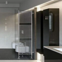 Perfect Finish -Perfect Finish Sussex Midhurst Side Mounted Stainless Steel Towel Rail