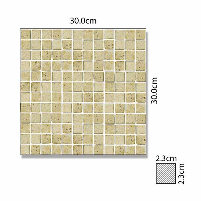 Abacus Travertine Marble Mosaic Single Colour 2.3cm 30 X 30cm 5 Abacus Travertine Marble Mosaic Single Colour 2.3cm 30 X 30cm - Image 3