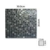 Abacus Direct Mixed Square Black Small Mosaic Tile - 300 X 300mm Box Of 11 Sheets 2 Abacus Direct Mixed Square Black Small Mosaic Tile - 300 X 300mm Box Of 11 Sheets -Perfect Finish TLSM 15 1005 IMAGE rd