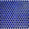 Abacus Round Blue Glass Mosaic Tile - 315 X 294mm Box Of 10 Sheets