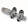 DQ Twin Star TRV Angled In Chrome Radiator Valves -Perfect Finish TWIN STAR TA C