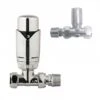 Abacus Thermostatic Straight Radiator Valve Pack - Chrome -Perfect Finish ULRV 15 0510 IMAGE rd