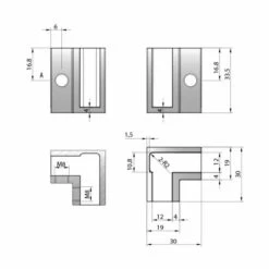 Abacus Vessini X Series 90 Degree Jointing Clamp -Perfect Finish VEGX 82 0310 TECH rd