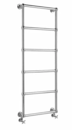 Bayswater Juliet 1550 X 598mm Wall Mounted Traditional Towel Rail - Chrome