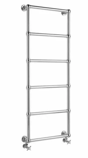 Bayswater Juliet 1550 X 598mm Wall Mounted Traditional Towel Rail - Chrome 3 Bayswater Juliet 1550 X 598mm Wall Mounted Traditional Towel Rail - Chrome