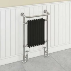 Eastbrook Isbourne Black & Chrome Traditional Towel Rail - 41.1023 7 Eastbrook Isbourne Black & Chrome Traditional Towel Rail - 41.1023 -Perfect Finish eastbrook isbourne black main 2