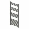 Eastbrook Wendover 1200 X 500mm Matt Anthracite Towel Radiator -Perfect Finish eastbrook wendover 1200 anthracite