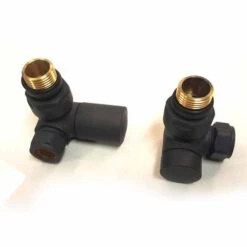 Eastbrook Corner Radiator Valves - Anthracite - Pair -Perfect Finish eb anth corner2