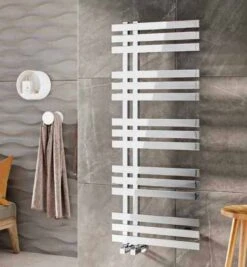 Scudo Elizabeth 500 X 800mm Designer Chrome Towel Radiator -Perfect Finish elx rad1 1