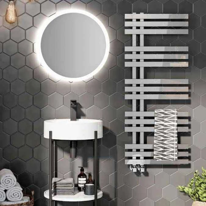 Scudo Elizabeth Chrome Towel Radiator - 500 X 1200mm 4 Scudo Elizabeth Chrome Towel Radiator - 500 X 1200mm - Image 2