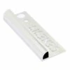 Genesis 8mm Bright Silver Aluminium Pro Quadrant Edge Tile Trim 2.5m -Perfect Finish eta.91 500x500 1