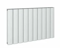Eastbrook Guardia 600 X 1420 Matt White Horizontal Designer Radiator