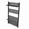 Haddenham Matt Anthracite Towel Rail 1200 X 600mm - Eastbrook -Perfect Finish haddenham anthracite cutout 1
