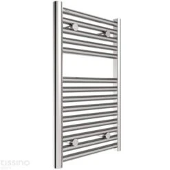 Hugo2 652 X 400mm Towel Radiator - Chrome - High Heat Output - Tissino