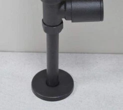 Hugo2 1652 X 400mm Towel Radiator - Matt Black - High Heat Output - Tissino -Perfect Finish hugo2 pipeshrouds 1 14