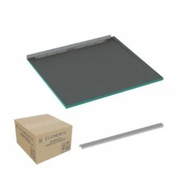 Abacus Infinity Wet Room Tray - Left Hand - 1200 X 1250mm