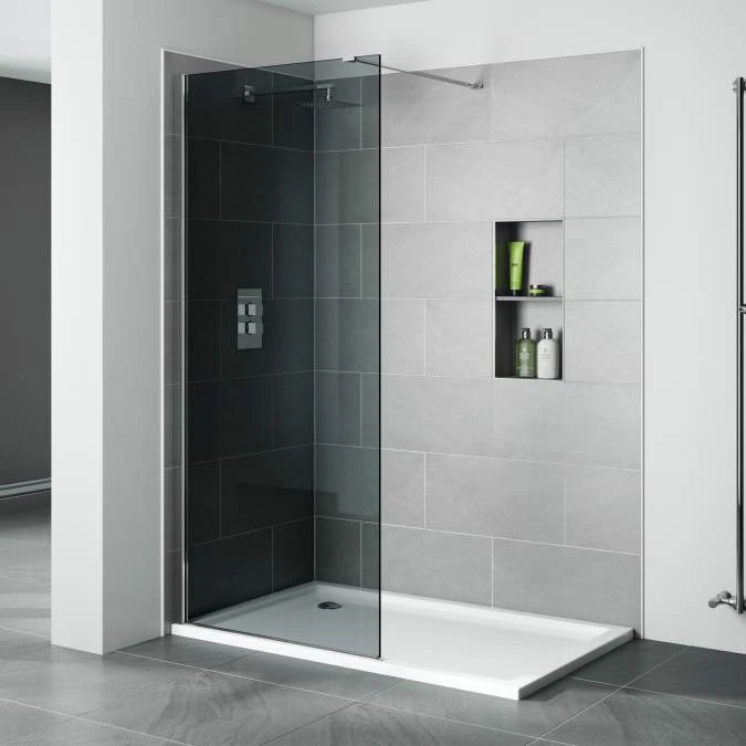 Prestige2 700mm Smoked Wetroom Shower Screen 10mm Glass, Frontline Bathrooms 5 Prestige2 700mm Smoked Wetroom Shower Screen 10mm Glass, Frontline Bathrooms - Image 3
