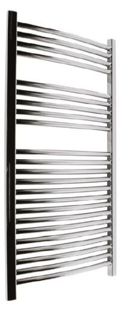 Abacus Elegance Radius Towel Rail 1120 X 480mm - Chrome
