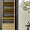 Redroom TT Lux Gold Look Designer Towel Radiator 1635 X 496mm - Barwick -Perfect Finish redroom lux tt gold