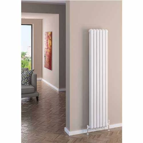 Eastbrook Rubano 1800 X 503mm Vertical Designer Radiator - Gloss White 3 Eastbrook Rubano 1800 X 503mm Vertical Designer Radiator - Gloss White
