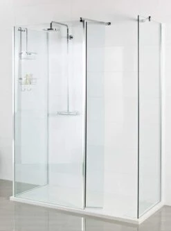 Roman Showers Select 400 Pivoting Deflector Panel 443mm Width (8mm Glass)