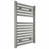 Hugo2 652 X 400mm Electric Towel Radiator - Lusso Grey - High Heat Output - Tissino -Perfect Finish thu 701 lg