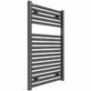 Hugo2 812 X 500mm Electric Towel Radiator - Anthracite - High Heat Output - Tissino -Perfect Finish thu 702 an