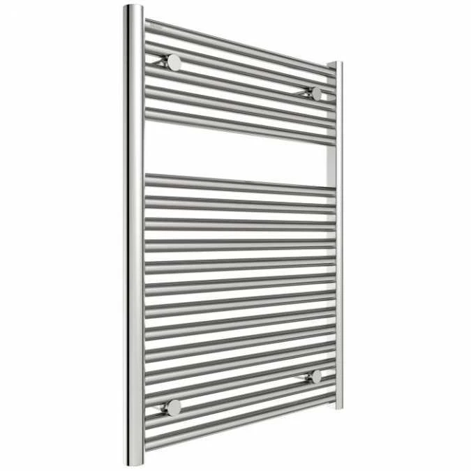Hugo2 812 X 600mm Electric Towel Radiator - Chrome - High Heat Output - Tissino 3 Hugo2 812 X 600mm Electric Towel Radiator - Chrome - High Heat Output - Tissino