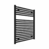 Hugo2 812 X 600mm Electric Towel Radiator - Matt Black - High Heat Output - Tissino -Perfect Finish thu 703 mn