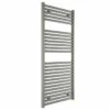 Hugo2 1212 X 500mm Electric Towel Radiator - Lusso Grey - High Heat Output - Tissino