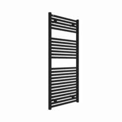 Hugo2 1212 X 500mm Electric Towel Radiator - Matt Black - High Heat Output - Tissino