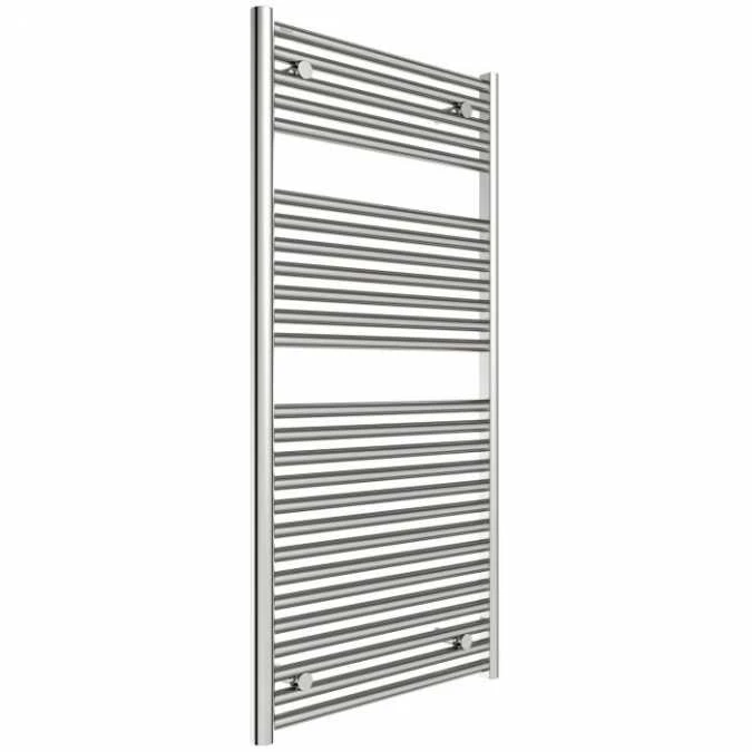 Hugo2 1212 X 600mm Electric Towel Radiator - Chrome - High Heat Output - Tissino 3 Hugo2 1212 X 600mm Electric Towel Radiator - Chrome - High Heat Output - Tissino