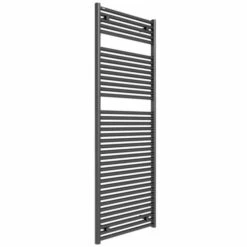 Hugo2 1652 X 600mm Electric Towel Radiator - Anthracite - High Heat Output - Tissino