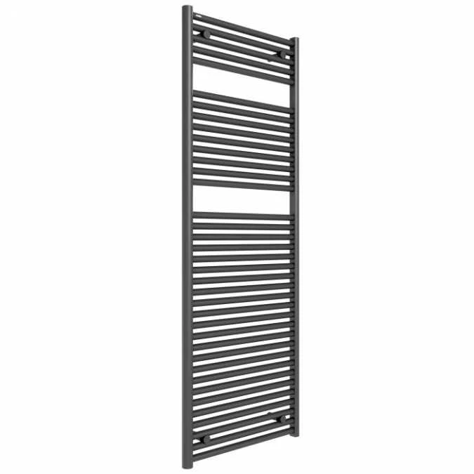 Hugo2 1652 X 600mm Electric Towel Radiator - Anthracite - High Heat Output - Tissino 3 Hugo2 1652 X 600mm Electric Towel Radiator - Anthracite - High Heat Output - Tissino