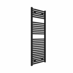 Hugo2 1212 X 400mm Electric Towel Radiator - Matt Black - High Heat Output - Tissino