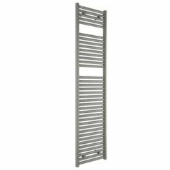 Hugo2 1652 X 400mm Electric Towel Radiator - Lusso Grey - High Heat Output - Tissino