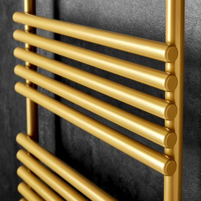 Redroom TT Lux Gold Look Designer Towel Radiator 1635 X 496mm - Barwick 4 Redroom TT Lux Gold Look Designer Towel Radiator 1635 X 496mm - Barwick - Image 2