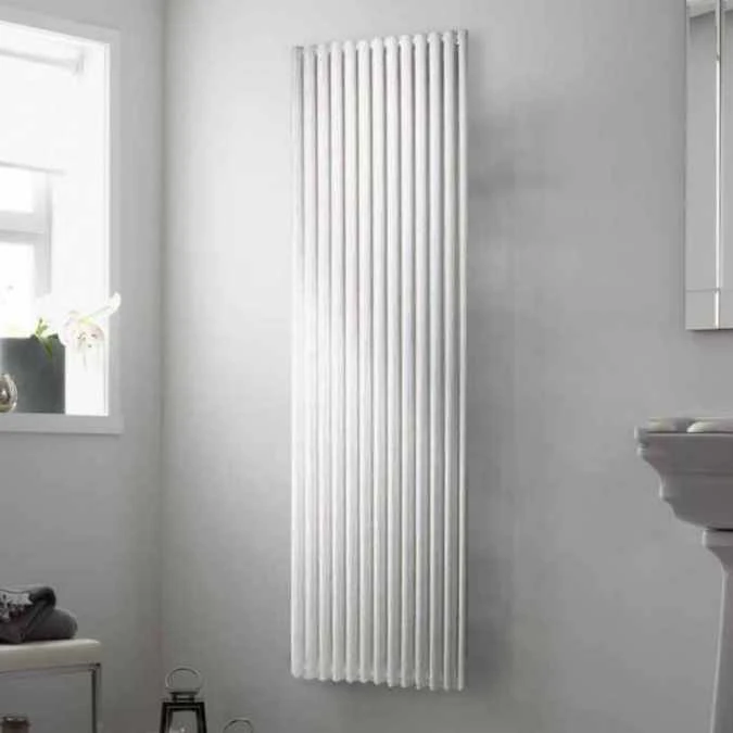 DQ Vulcano Single 1471 X 600 White Vertical Radiator 3 DQ Vulcano Single 1471 X 600 White Vertical Radiator