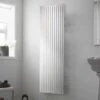 DQ Vulcano Single 1971 X 400 White Vertical Radiator -Perfect Finish vulcano white 4 7