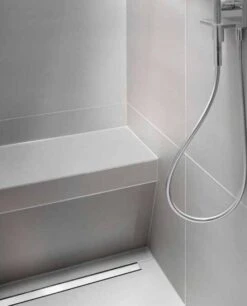 Wedi Sanoasa Tileable Bench 2 - Angled - 900mm 10 Wedi Sanoasa Tileable Bench 2 - Angled - 900mm -Perfect Finish wedi angled bench