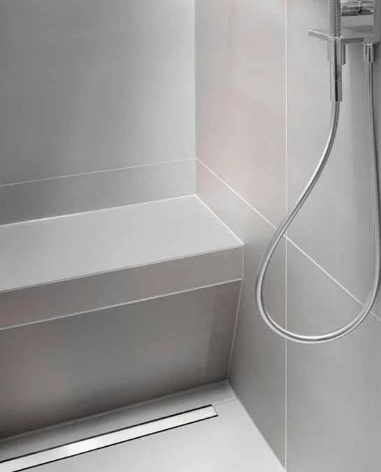 Perfect Finish -Perfect Finish wedi angled bench